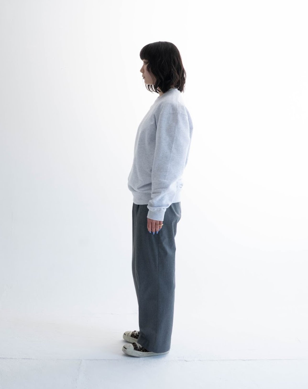 LOGO - Basic Sweat / Heather Gray Unisex