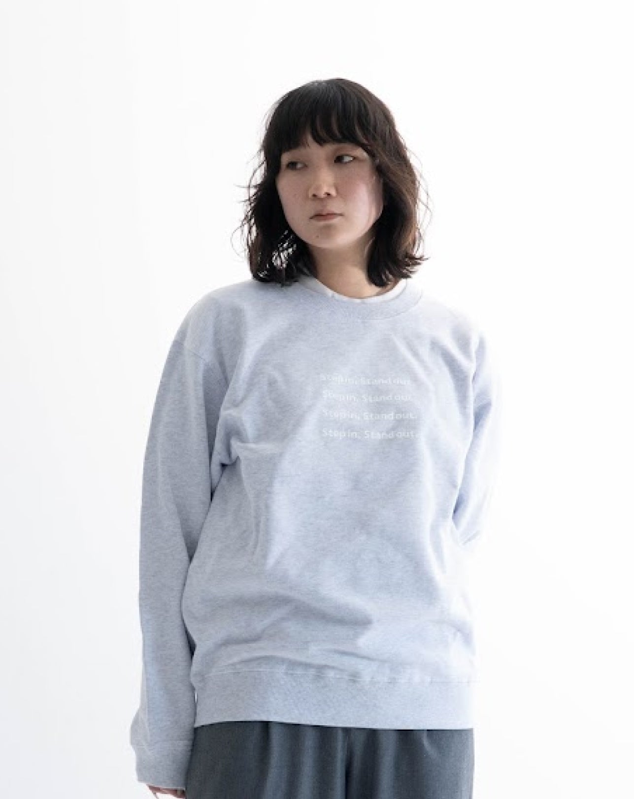 QUAD - Basic Sweat / Heather Gray Unisex